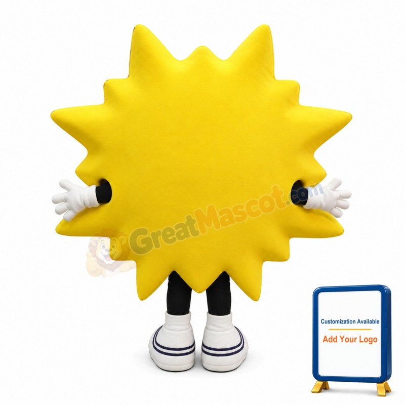 Deluxe Cool Cartoon Sun Mascot Adult Costume