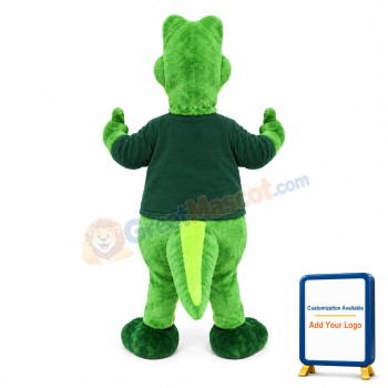 Sport Green Alligator Mascot Costume