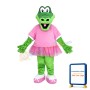 Green Crocodile Sports School Mascot Costume