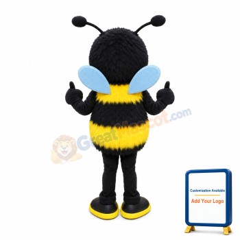 Bee Long Wool Mascot Adult Costume