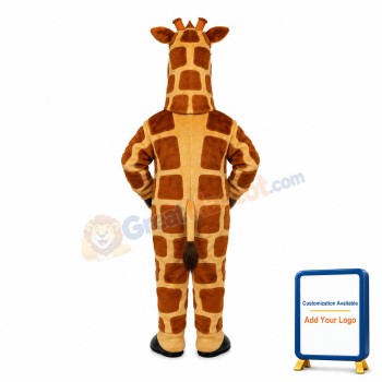 Giraffe Animal Mascot Adult Costume