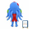 Lovely Cartoon Blue Octopus Mascot Costume