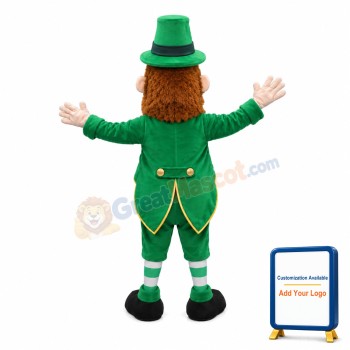 Happy Leprechaun Mascot Costume
