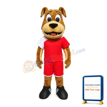 Sport Bulldog Mascot Costume