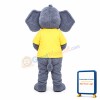 Lovely Plush Grey Elephant Mascot Costume