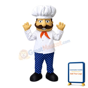 Bearded Chef Mascot Costume