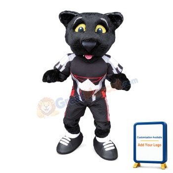 Sport Black Panther Mascot Costume