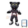 Sport Black Panther Mascot Costume