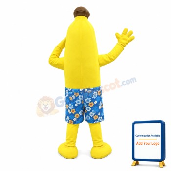 Cartoon Banana Shorts Mascot Costume