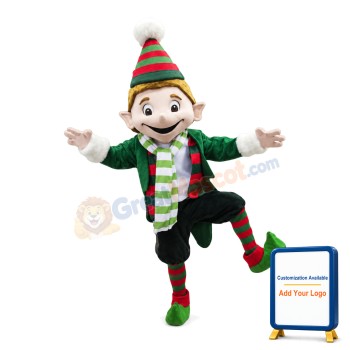Christmas Elf Mascot Costume