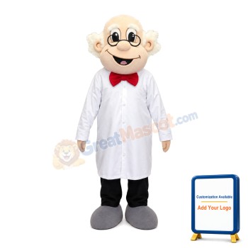 Old Professor Mascot Costume