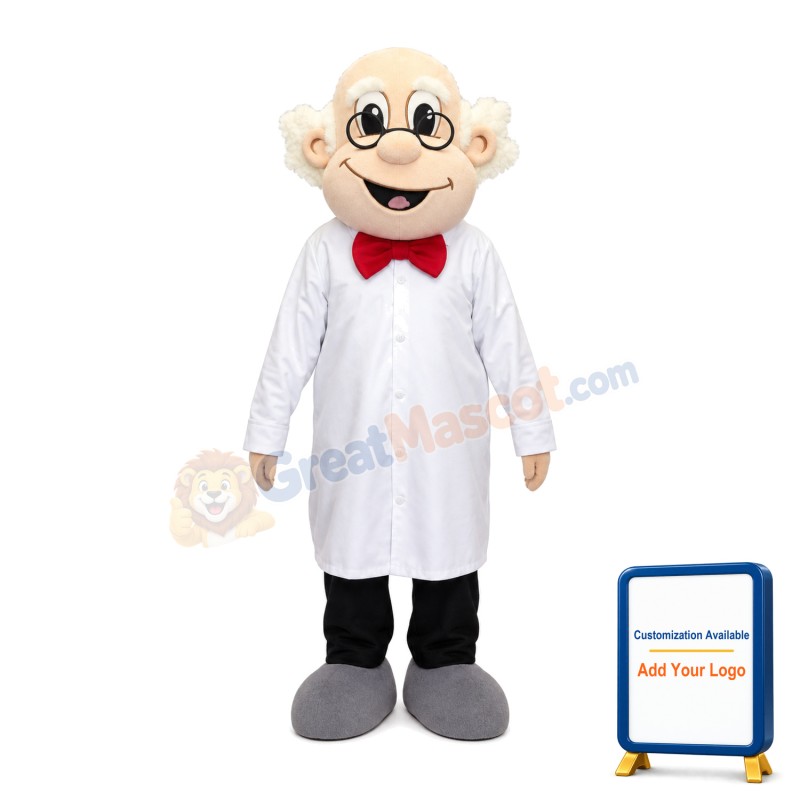 Old Professor Mascot Costume