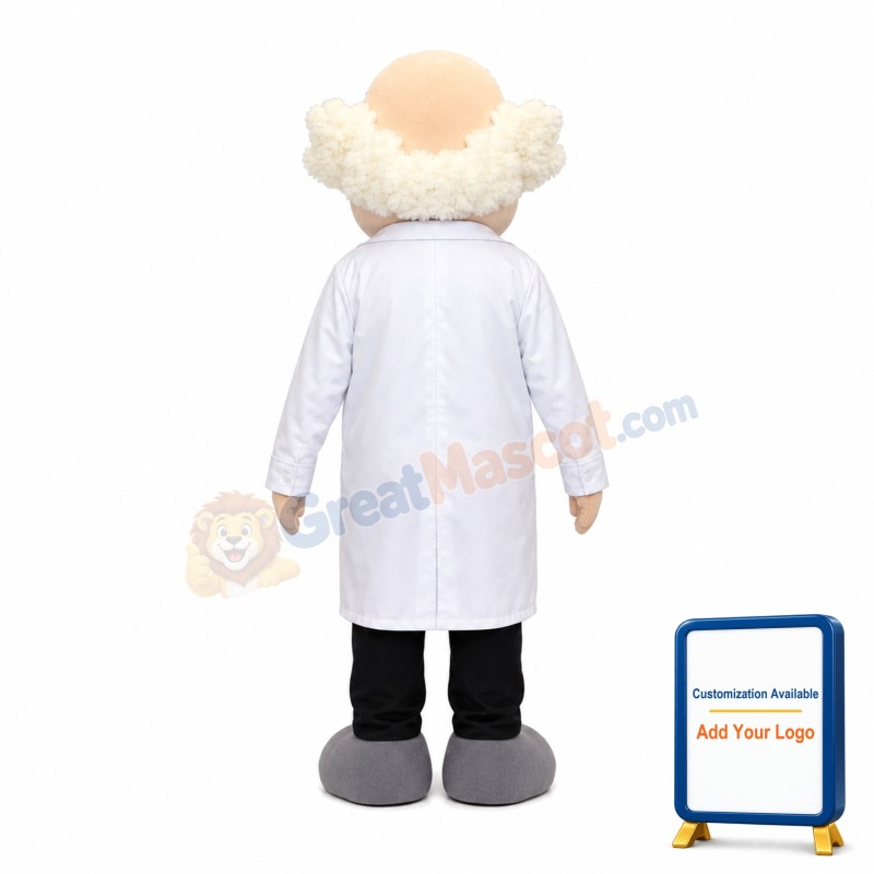 Old Professor Mascot Costume