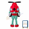 Cute Cartoon Small Red Helicopter Lightweight Mascot Costume