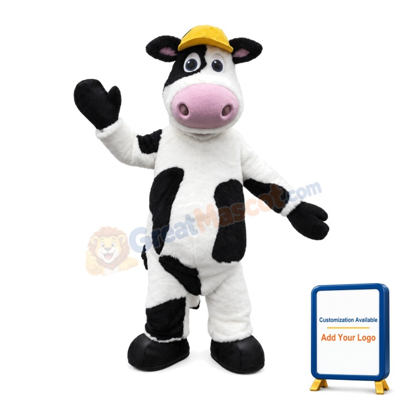 Farm Cow Mascot Costume