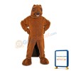 Lovely Plush Brown Beaver Mascot Adult Costume