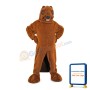 Lovely Plush Brown Beaver Mascot Adult Costume