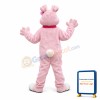Pink Plush Bunny Mascot Adult Costume