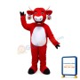 Happy Red Bull Mascot Adult Costume