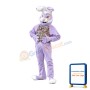 Elegant Purple Easter Bunny Mascot Costume