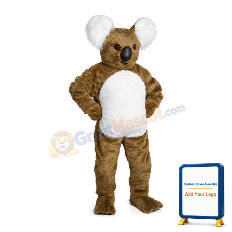 Plush Brown Koala Mascot Costume