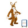 Brown Kangaroo & Baby Kangaroo Mascot Costume