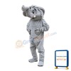 Cute Plush Grey Elephant Mascot Adult Costume