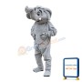 Cute Plush Grey Elephant Mascot Adult Costume