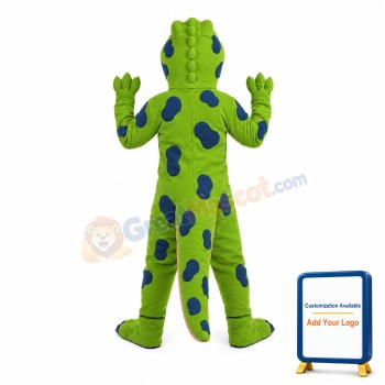 Fierce Green Alligator Mascot Costume