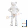 Plush White Bear Mascot Costume