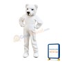 Plush White Bear Mascot Costume