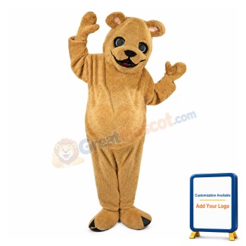 Plush Golden Dog Mascot Costume