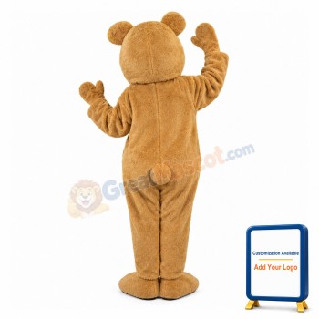 Plush Golden Dog Mascot Costume