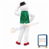 Adult Plush Christmas Snowman Mascot Costume