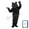 Plush Black Bear Mascot Costume