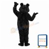 Plush Black Bear Mascot Costume