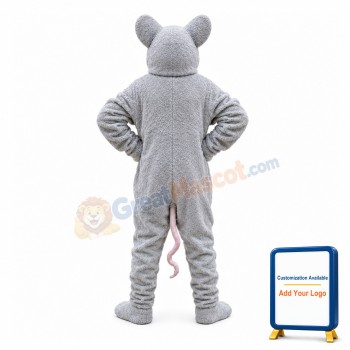 Gray Mouse Animal Mascot Costume