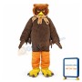 Fierce Brown Owl Mascot Costume 