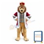 King Lion Mascot Adult Costume