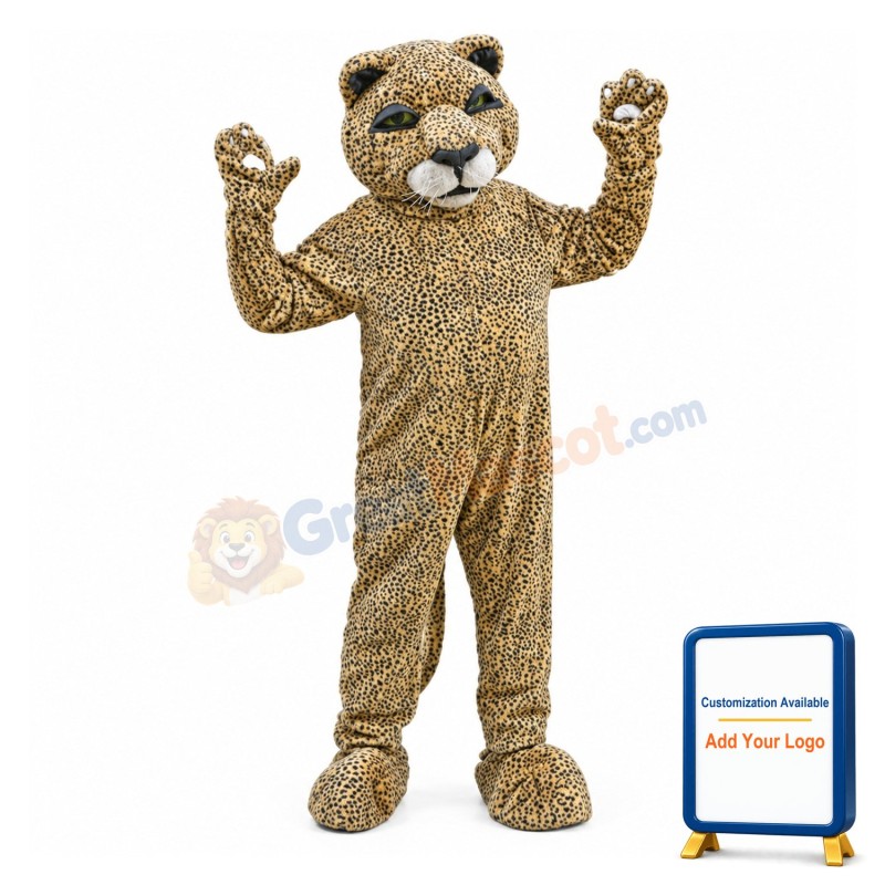 Leopard Mascot Adult Costume
