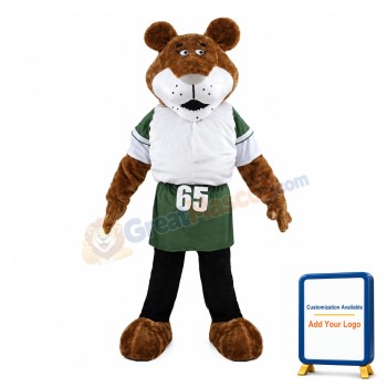 Sport Brown Tiger Mascot Adult Costume