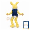 Lovely Yellow Easter Bunny Mascot Costume