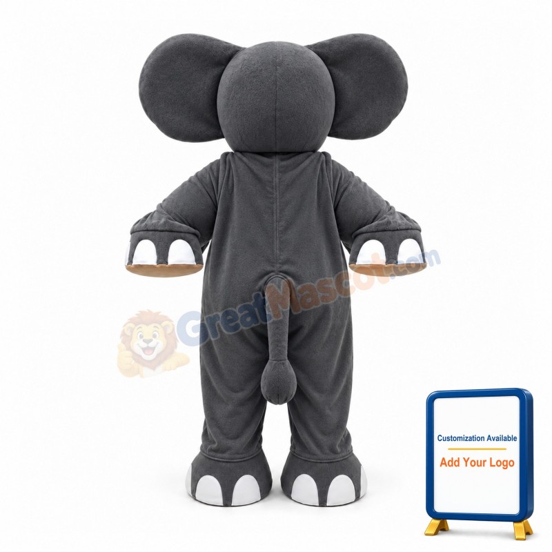 Lethargic Elephant Lightweight Mascot Adult Costume
