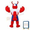 Happy Cartoon Lobster Mascot Adult Costume