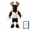 Power Moose Long Fur Mascot Adult Costume