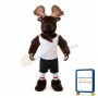 Power Moose Long Fur Mascot Adult Costume