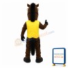 Lovely Brown Horse Mascot Adult Costume