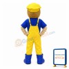 Cheerful Fisherman Mascot Costume