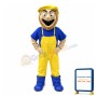 Cheerful Fisherman Mascot Costume
