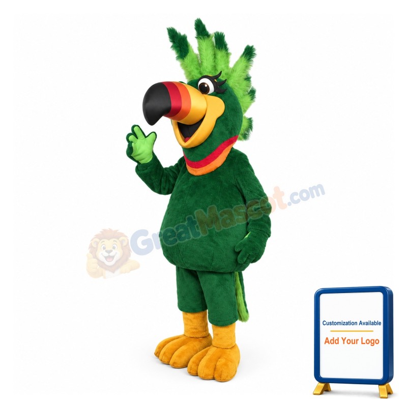 Toucan Anne Mascot Adult Costume